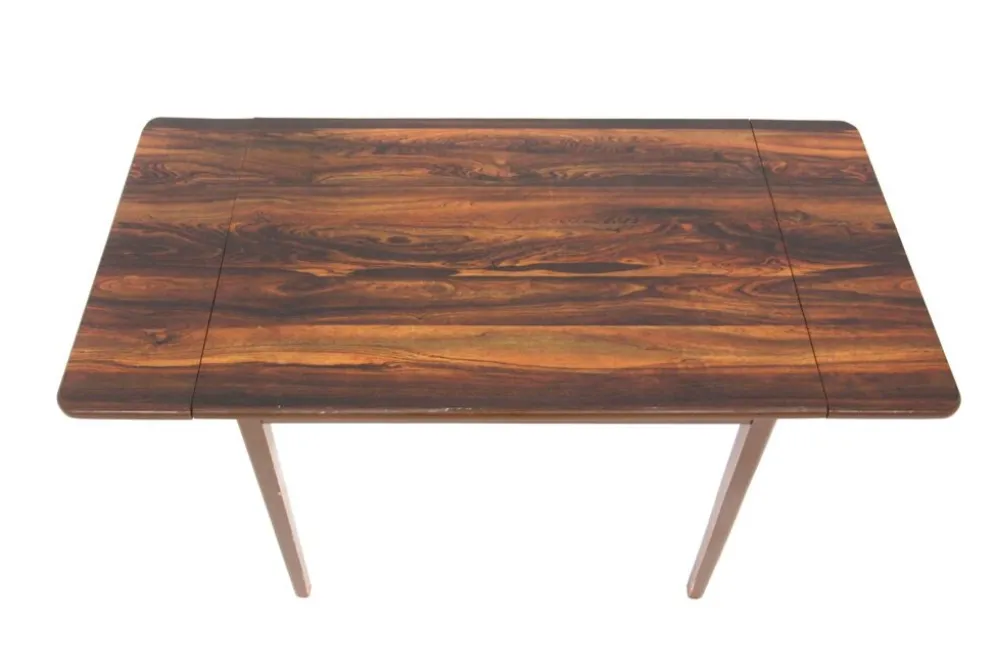 Table de salle à manger à battants en formica, Suède, 1960