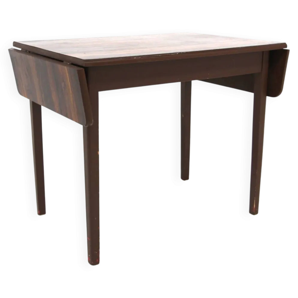 Table de salle à manger à battants en formica, Suède, 1960