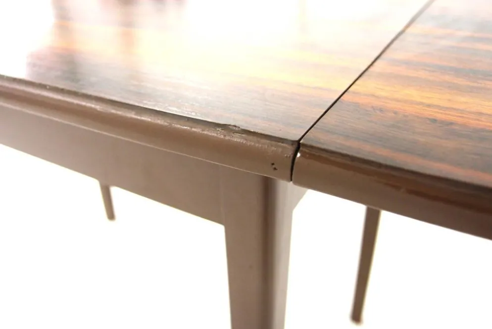 Table de salle à manger à battants en formica, Suède, 1960