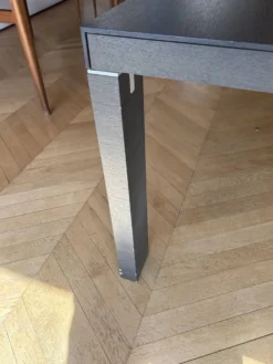 Table de Salle à Manger en Wenge foncé 170(+50+60) x100x75