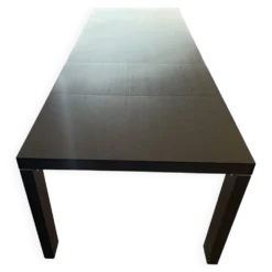 Table de Salle à Manger en Wenge foncé 170(+50+60) x100x75