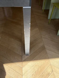 Table de Salle à Manger en Wenge foncé 170(+50+60) x100x75
