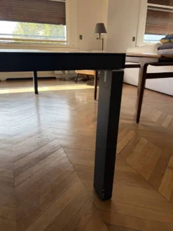 Table de Salle à Manger en Wenge foncé 170(+50+60) x100x75