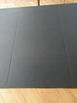 Table de Salle à Manger en Wenge foncé 170(+50+60) x100x75