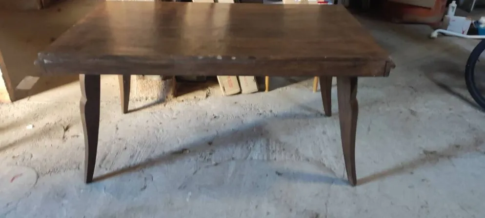 Table de salle à manger extensible en chêne massif