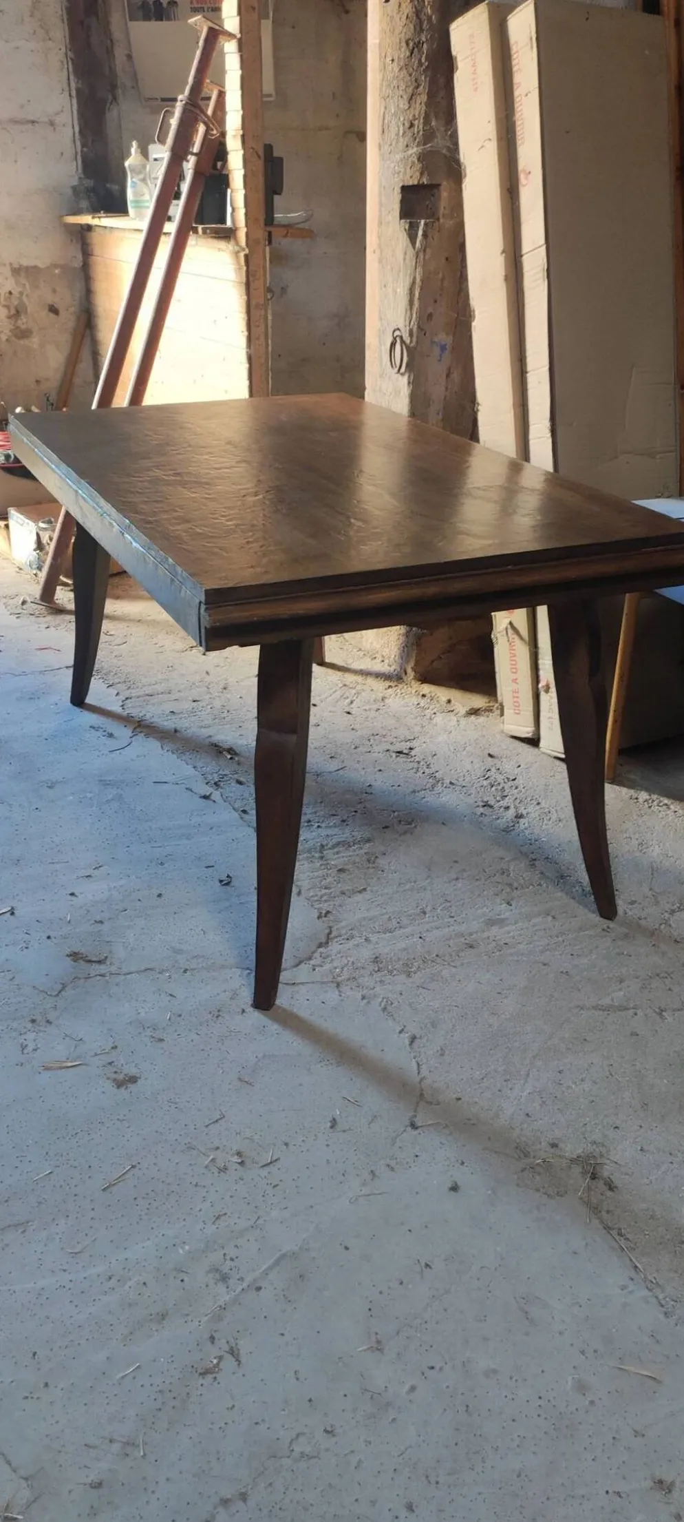Table de salle à manger extensible en chêne massif