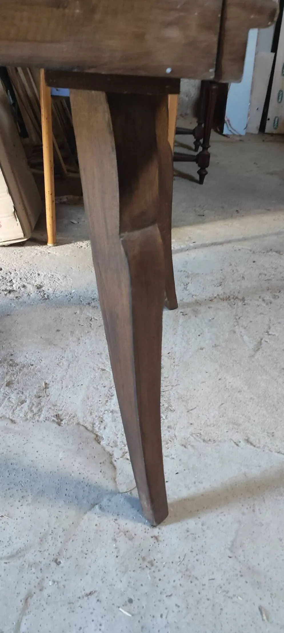 Table de salle à manger extensible en chêne massif