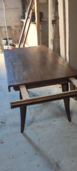 Table de salle à manger extensible en chêne massif