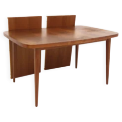 Table de salle à manger scandinave en teck, Suède, 1960