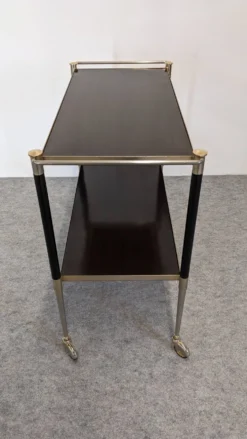 Table desserte moderniste à roulettes, Italie vers 1950