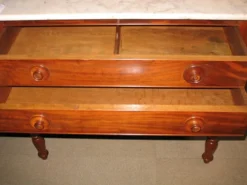 Table de toilette acajou XIXeme