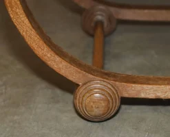 Table de toilette en chêne blanchi Art Déco avec tabouret Heal's