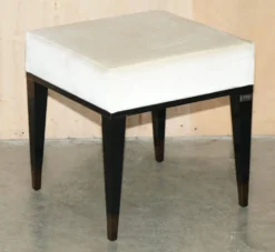 Table de toilette et tabouret Nascondino Fendi Casa en ébène Macassar