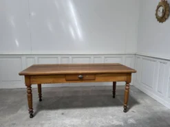 Table de travail en chêne massif 1960's