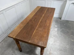 Table de travail en chêne massif 1960's