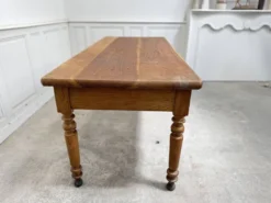 Table de travail en chêne massif 1960's