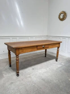 Table de travail en chêne massif 1960's