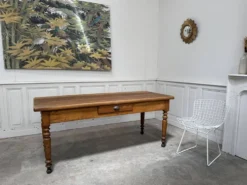 Table de travail en chêne massif 1960's