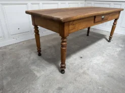 Table de travail en chêne massif 1960's