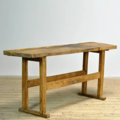 Table de travail en chêne, vers 1920