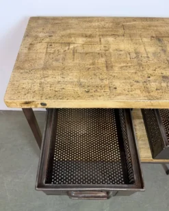 Table de travail industrielle vintage, années 1960