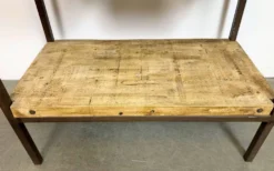 Table de travail industrielle vintage, années 1960