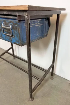 Table de travail industrielle vintage, années 1960
