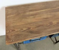 Table de travail industrielle vintage, années 1960