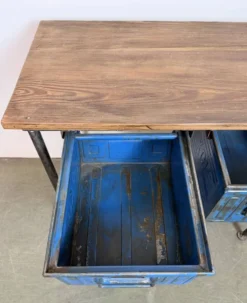 Table de travail industrielle vintage, années 1960