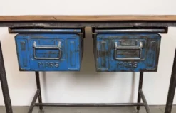 Table de travail industrielle vintage, années 1960