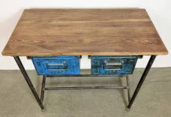 Table de travail industrielle vintage, années 1960