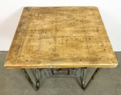 Table de travail industrielle vintage, années 1960