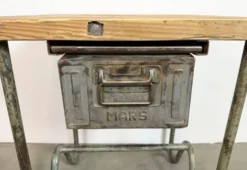 Table de travail industrielle vintage, années 1960