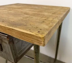 Table de travail industrielle vintage, années 1960