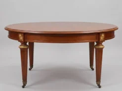Table en Acajou avec rallonge style Louis XVI