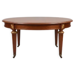 Table en Acajou avec rallonge style Louis XVI