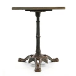 Table en bistro en fonte et pierre