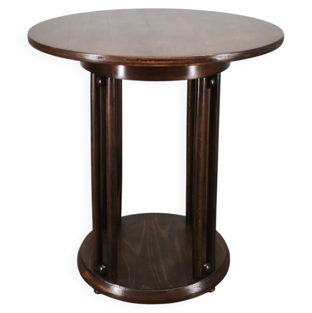 Table en bois courbé Fledermaus, Sécession de Vienne, Autriche, vers 1900