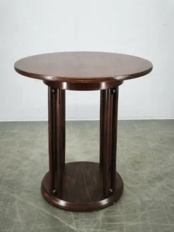 Table en bois courbé Fledermaus, Sécession de Vienne, Autriche, vers 1900