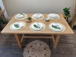 Table en chene massif avec rallonges