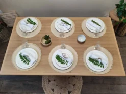 Table en chene massif avec rallonges