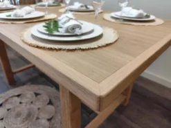 Table en chene massif avec rallonges