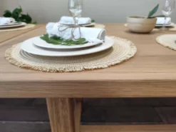 Table en chene massif avec rallonges