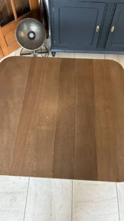 Table en chêne avec rallonges