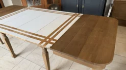 Table en chêne avec rallonges