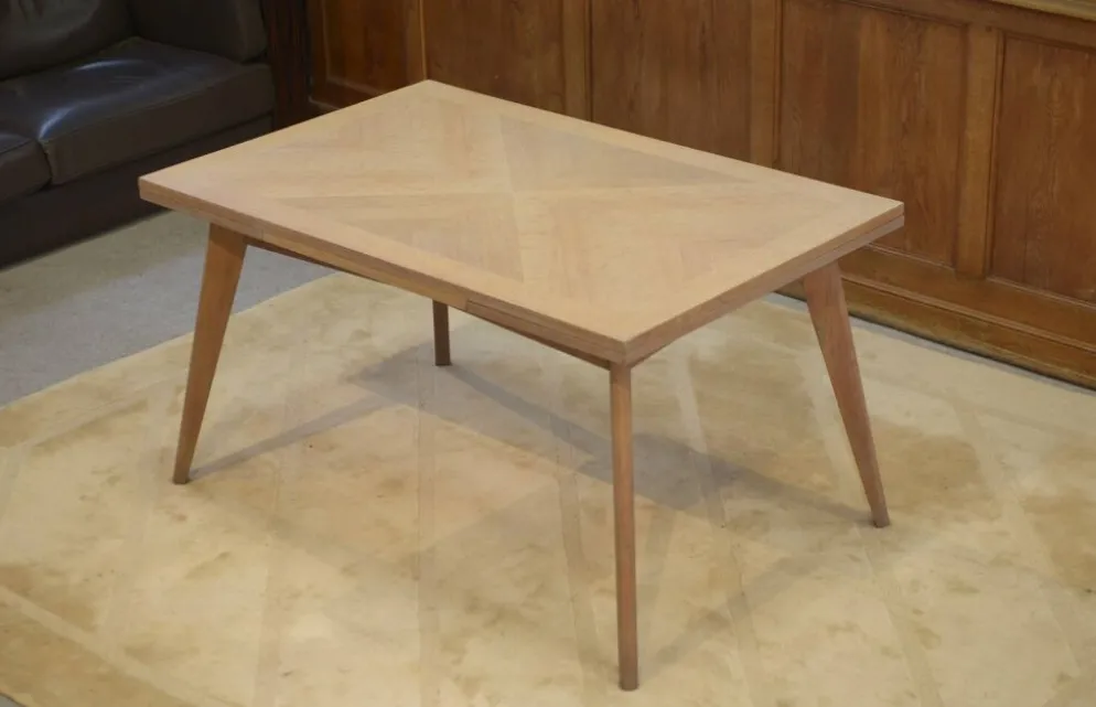 Table en chêne cérusé 1960’s
