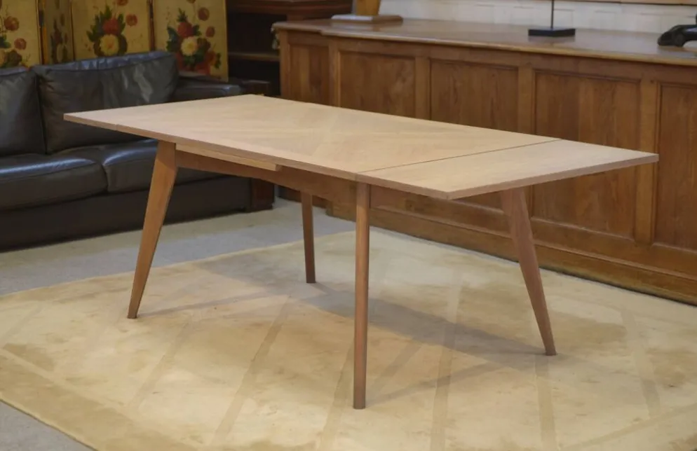 Table en chêne cérusé 1960’s