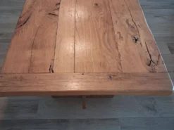Table en chêne massif 205 cm – fabrication artisanale, pièce unique