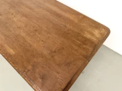 Table en chêne massif à 6 pieds tournés (1900)