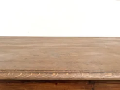 Table en chêne massif à 6 pieds tournés (1900)